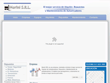Tablet Screenshot of morinisrl.com.ar
